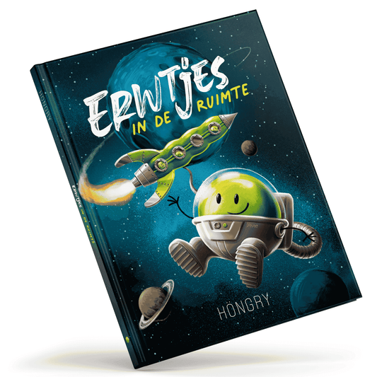 HONGRY prentenboek Erwtjes in de ruimte