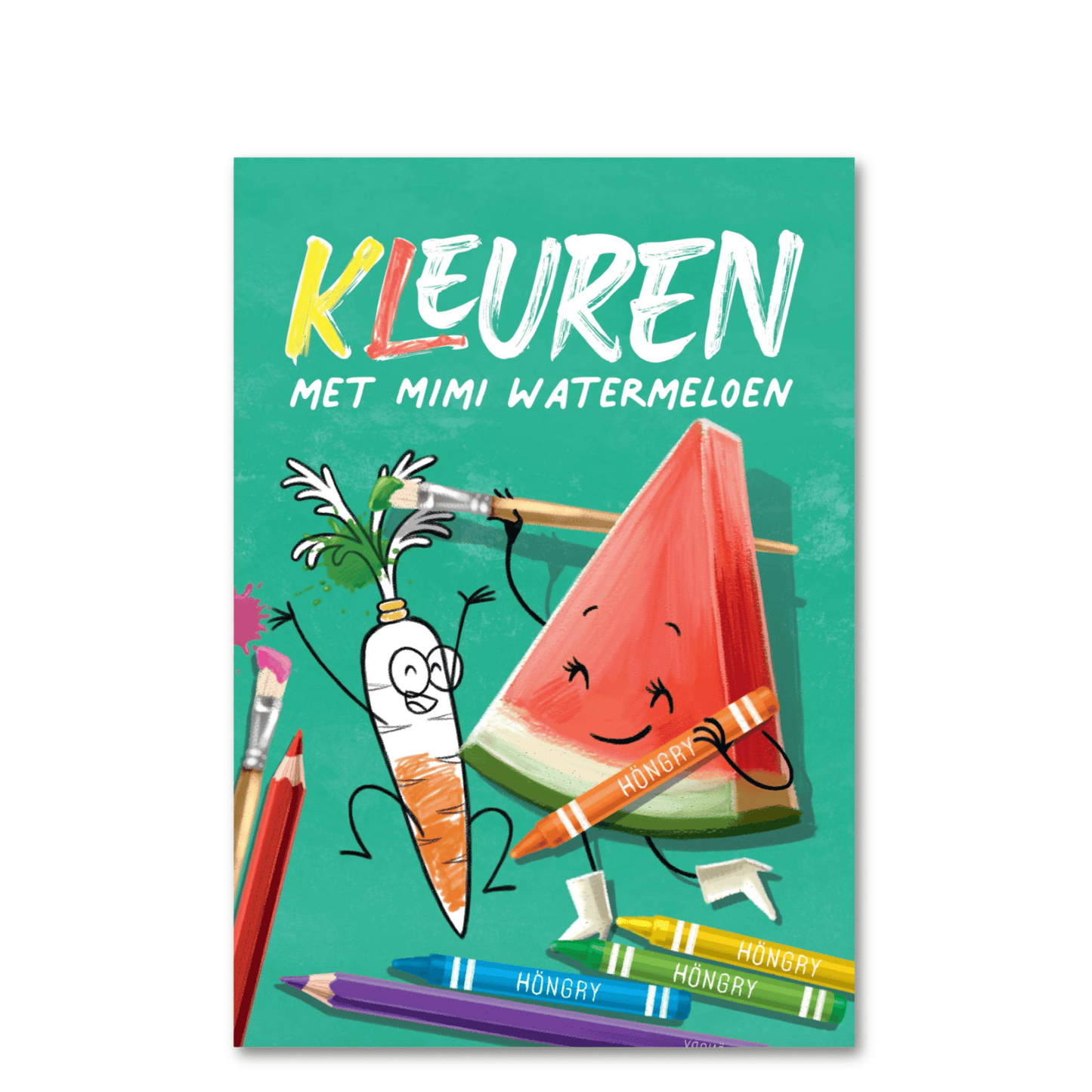 HONGRY kleurboek kleurplaten Mimi watermeloen