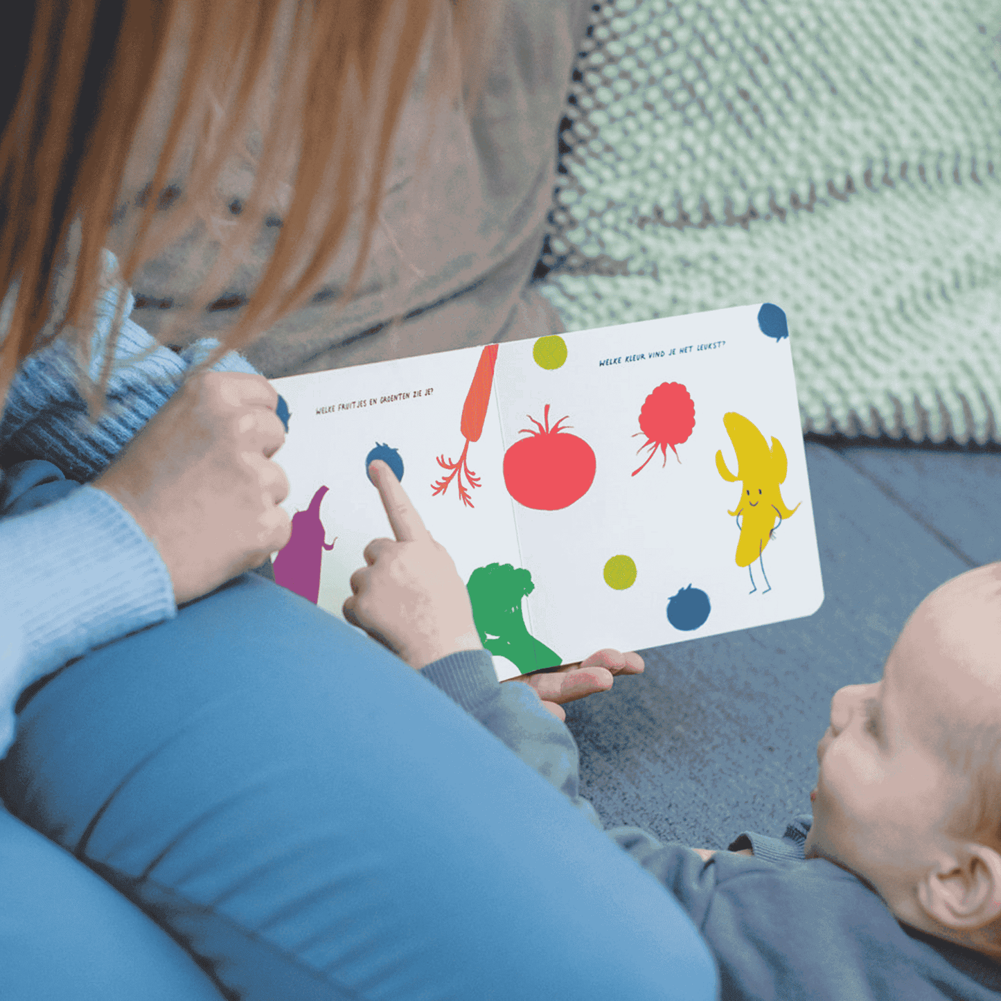 HONGRY karton boek gaan met die banaan baby