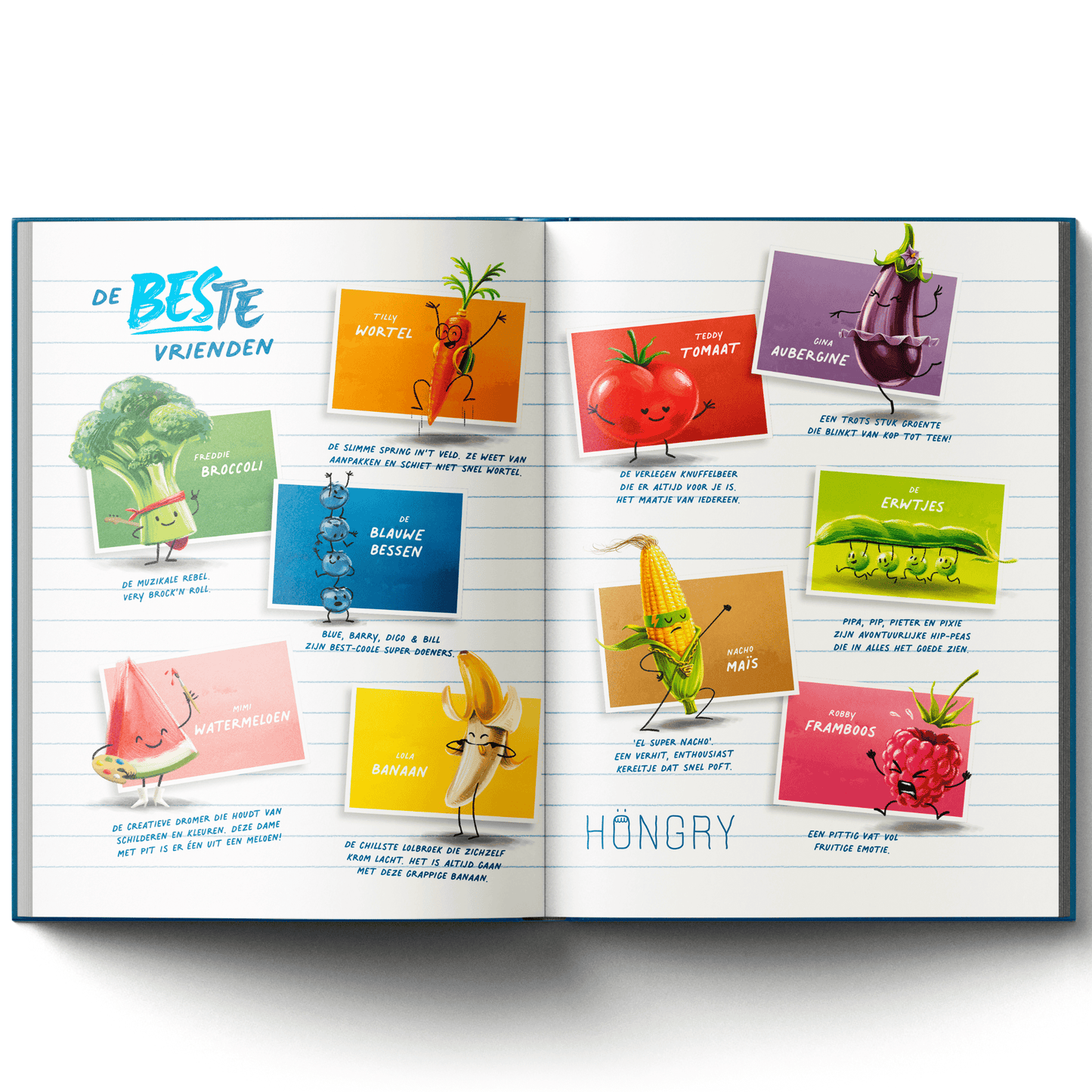 HONGRY BESte vrienden boek, vriendenboekje, moppen en raadsels