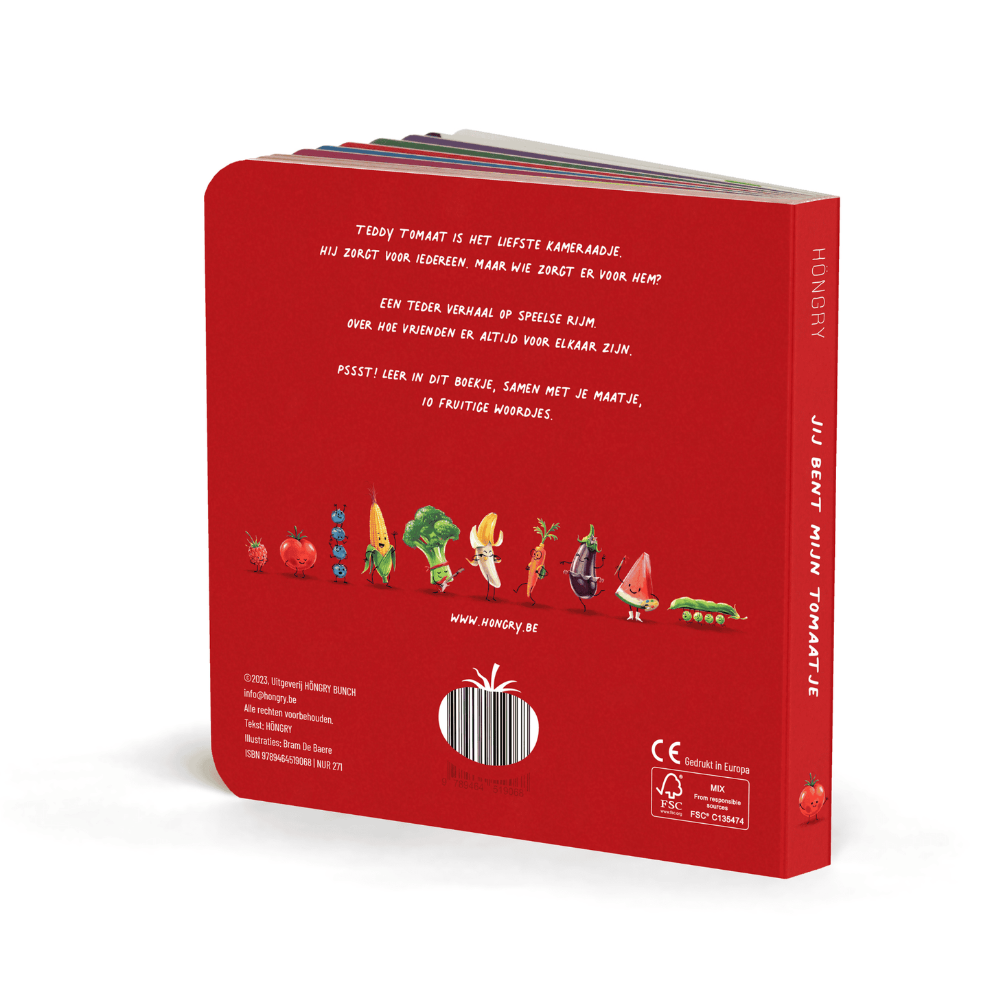 HONGRY kartoen boek groenten en fruit