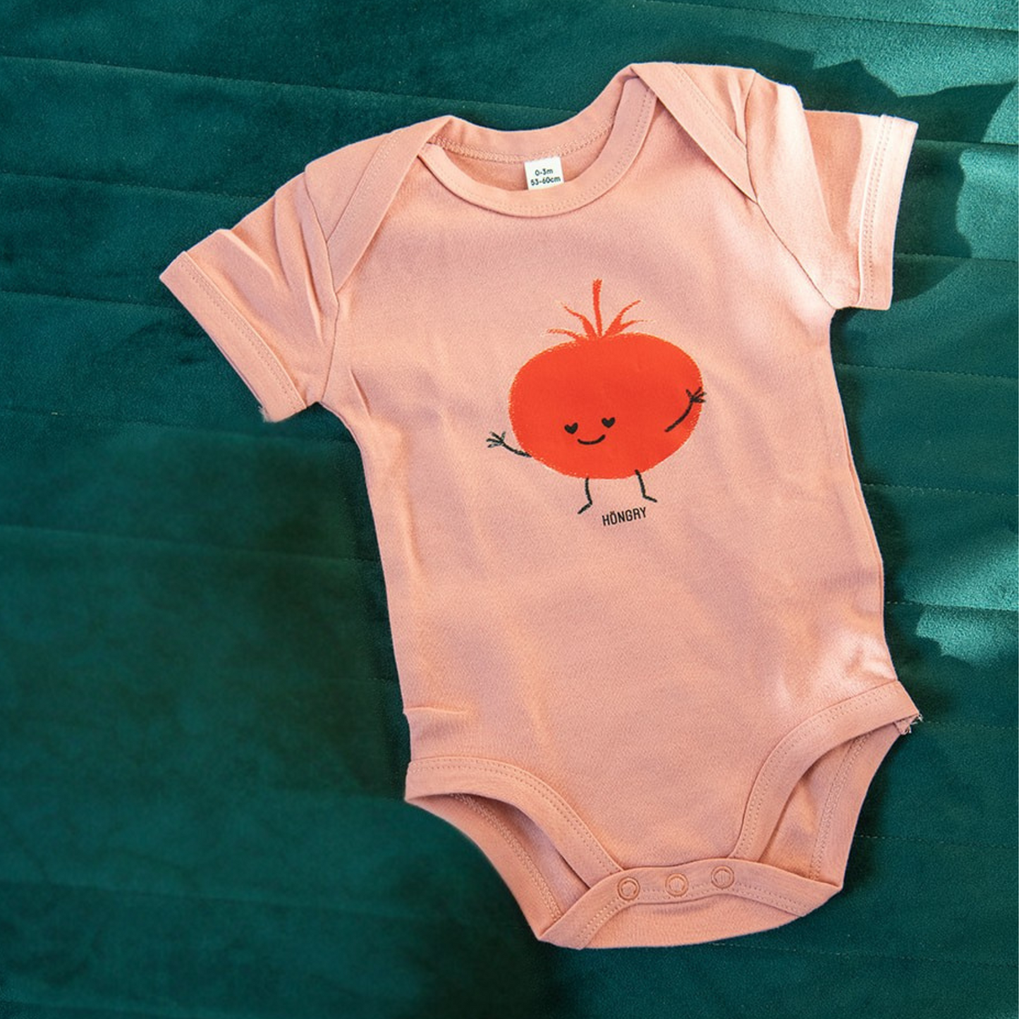 HONGRY baby romper Teddy Tomaat