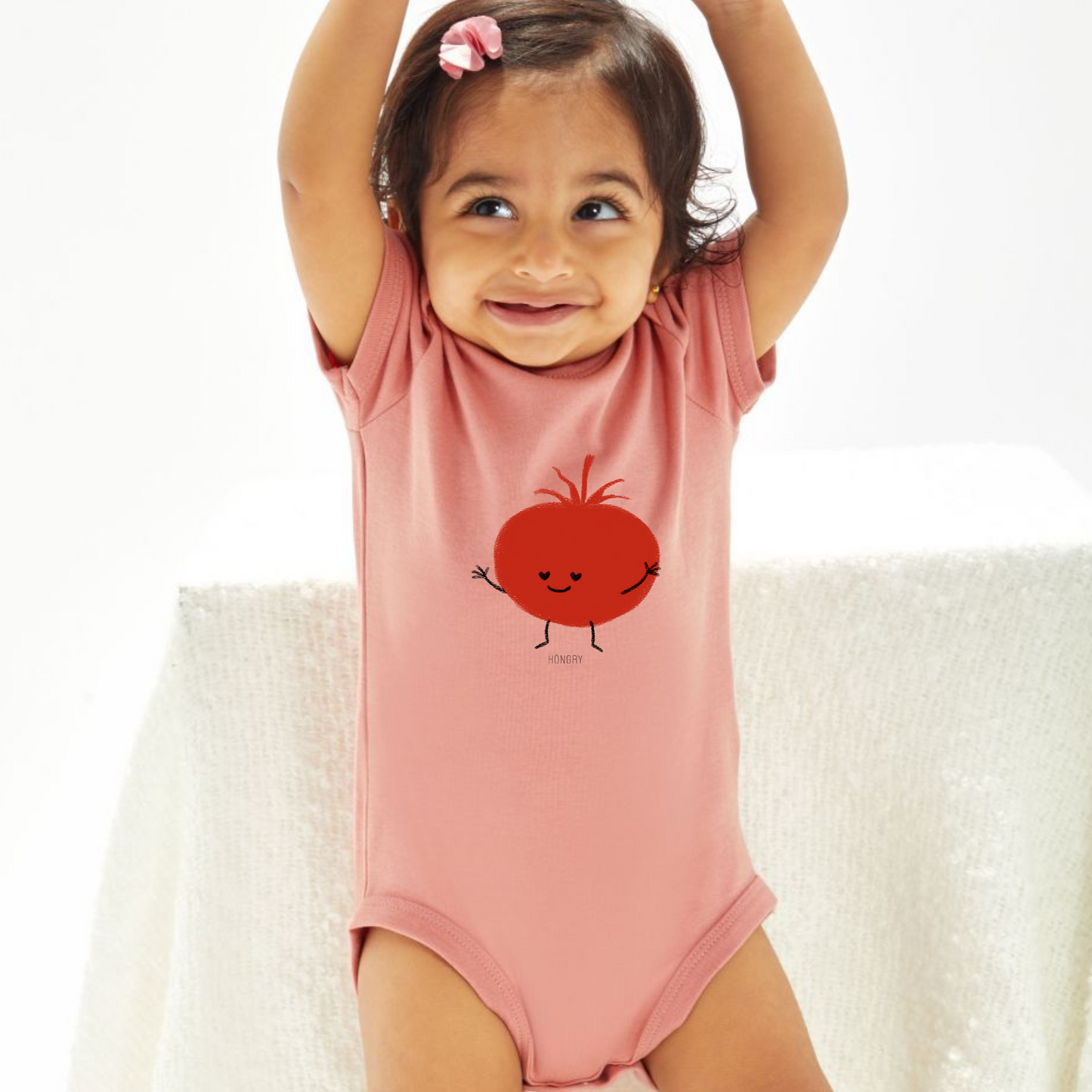 HONGRY baby romper Teddy Tomaat