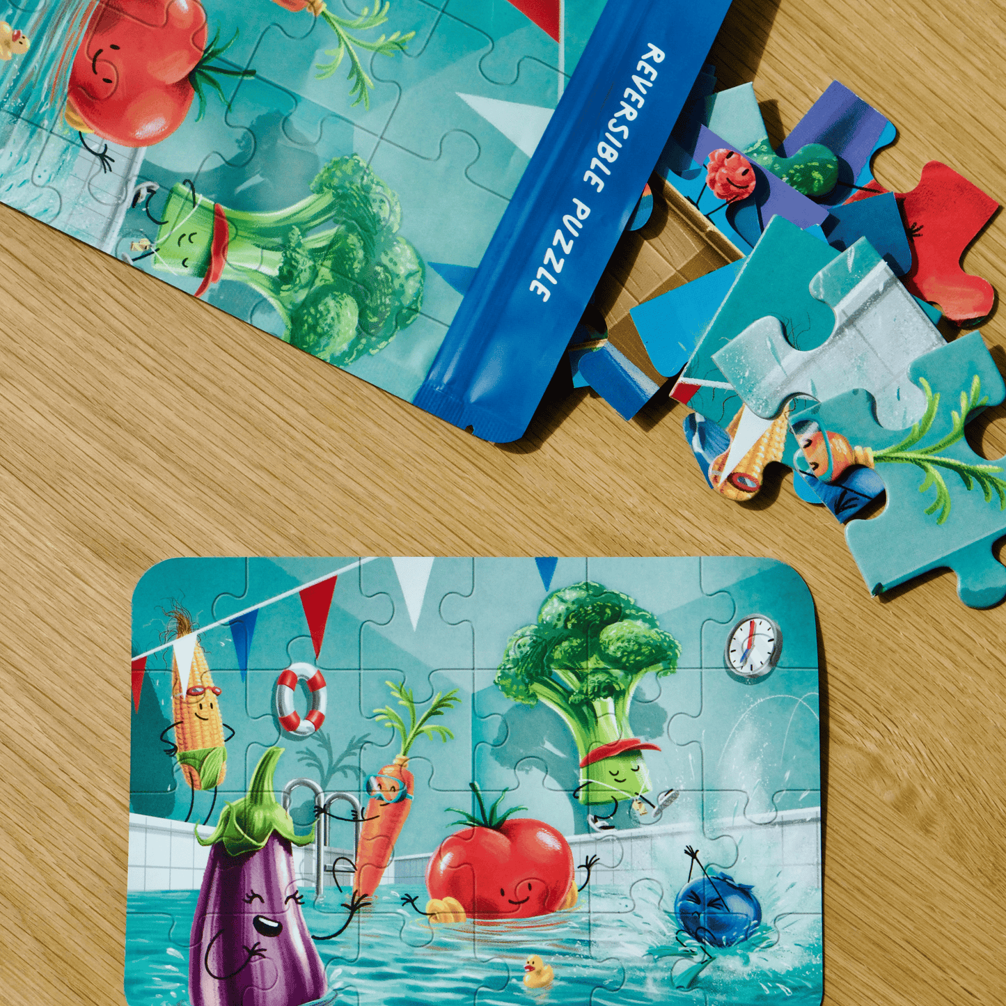 HONGRY puzzel 24 stukken zwemad
