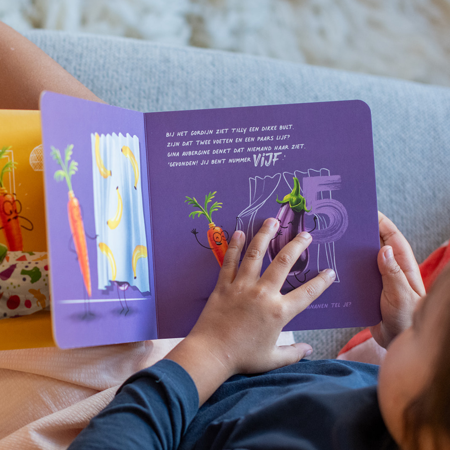 HONGRY karton boek WorTEL je mee? Leren tellen tot 10