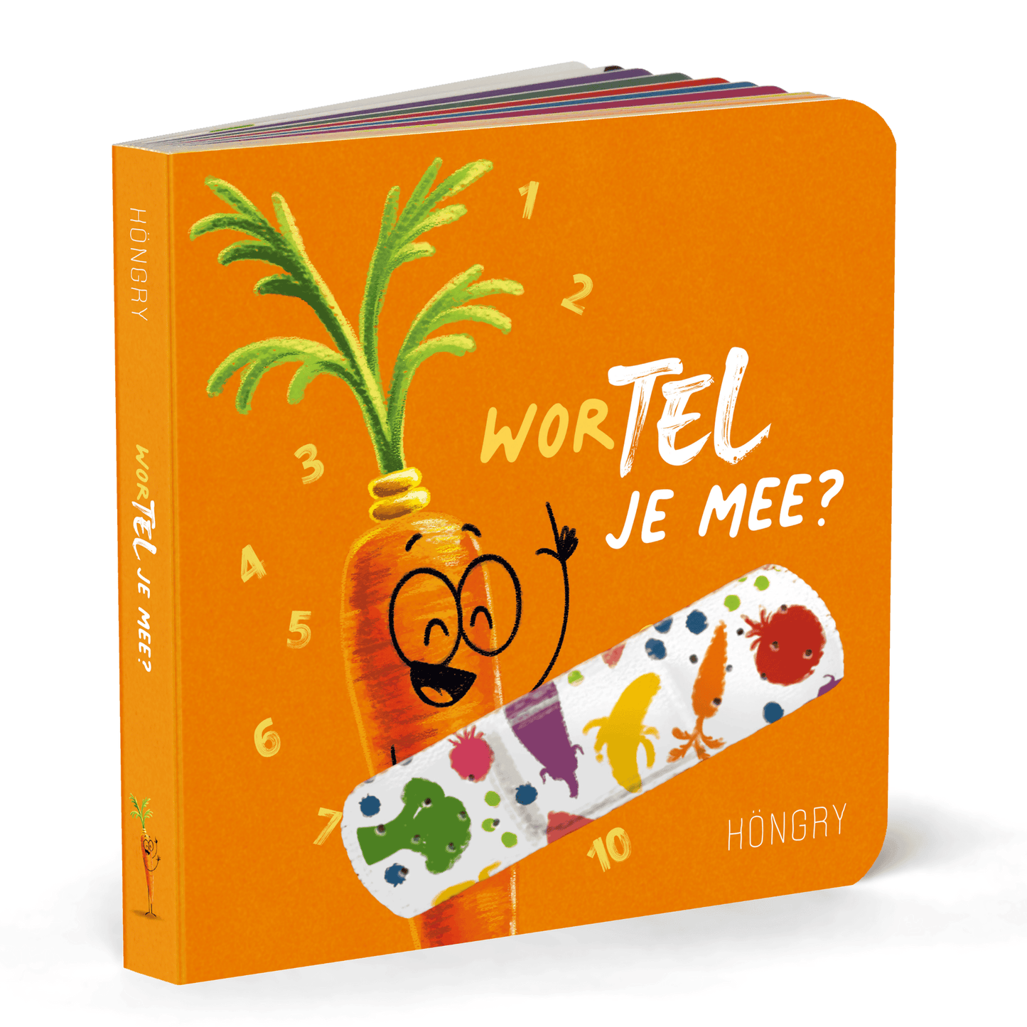 HONGRY wortel je mee? boekje leren tellen tot 10