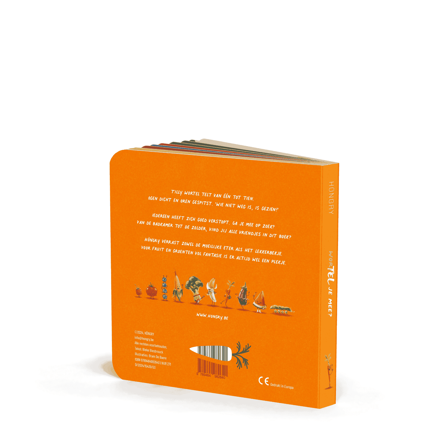 HONGRY wortel je mee? boekje leren tellen tot 10