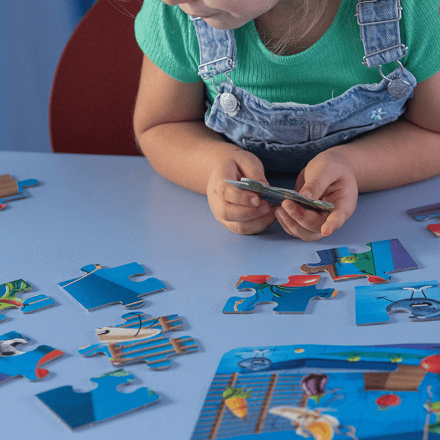 HONGRY puzzel 24 stukken groenten en fruit