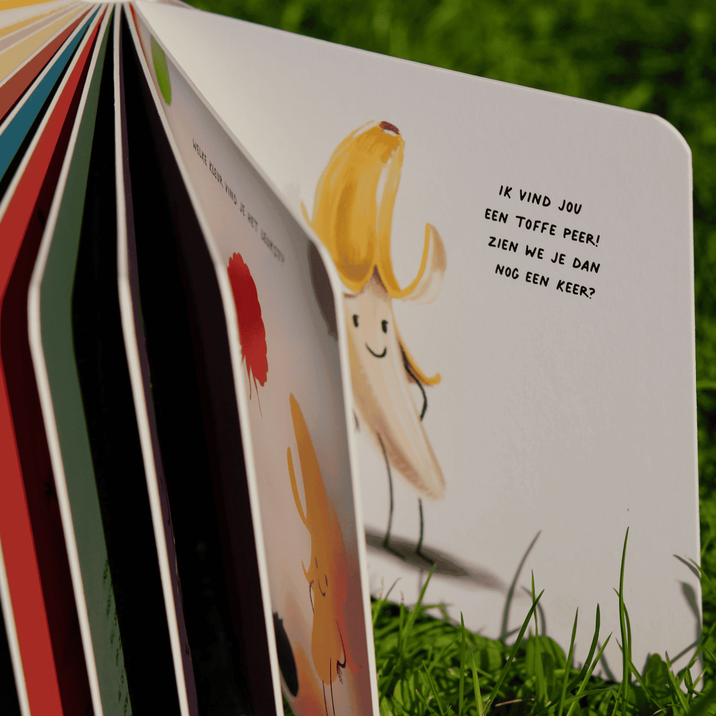 HONGRY gaan met die banaan kartonboekje