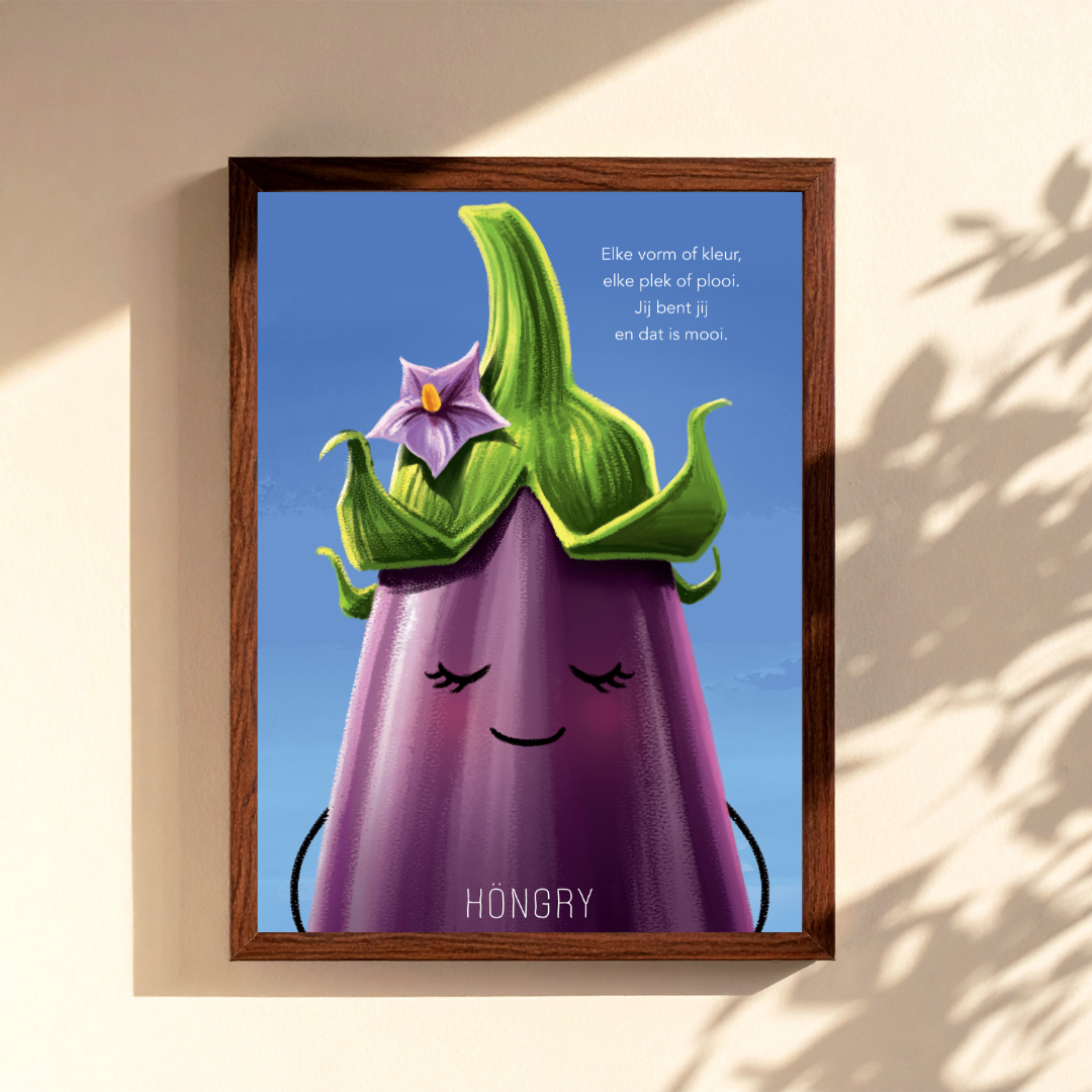 Poster Gina Aubergine