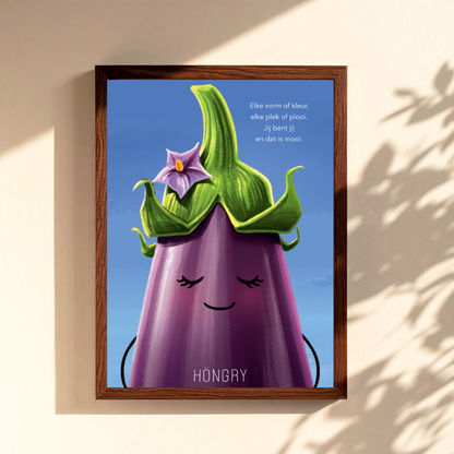 Poster Gina Aubergine