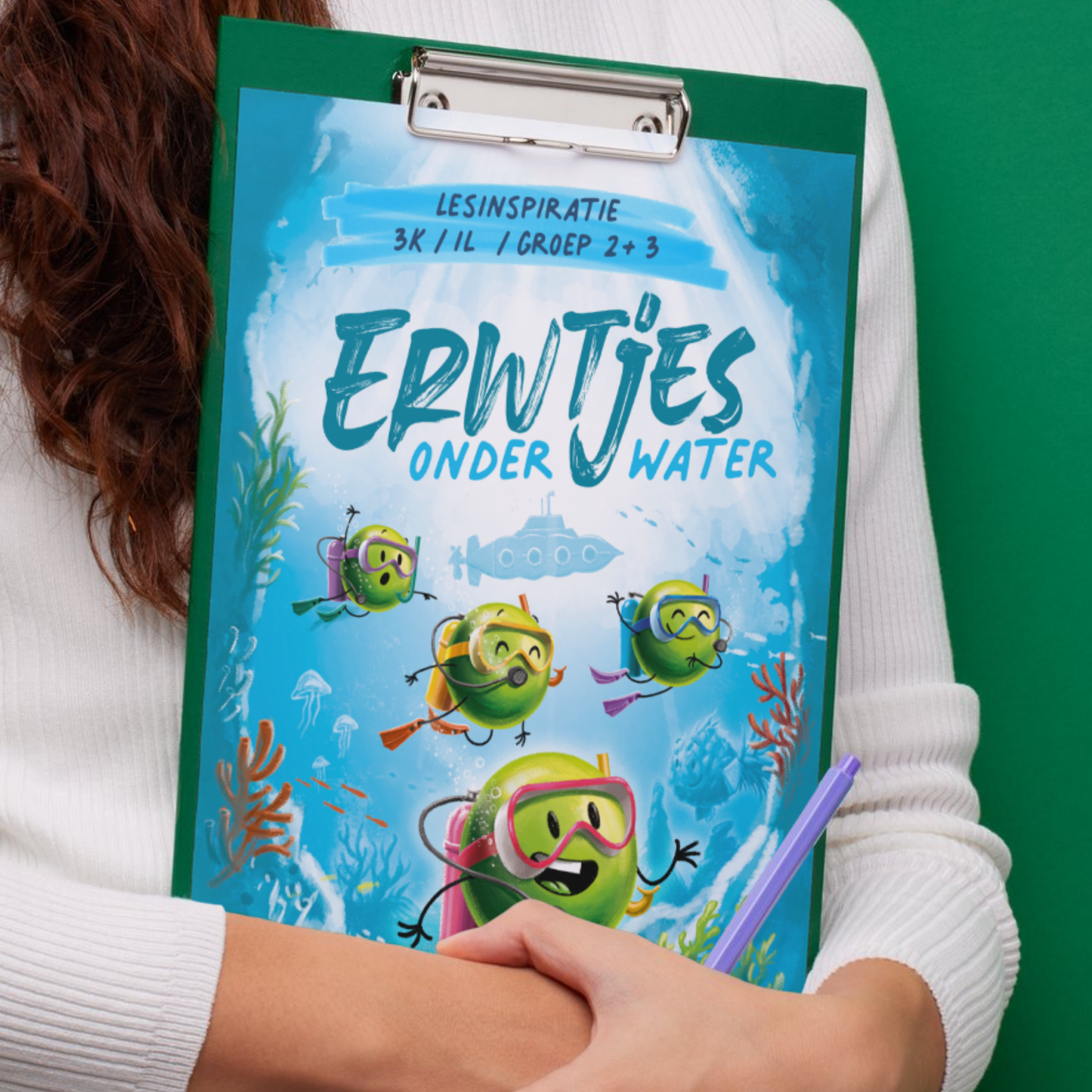 Lesinspiratie Erwtjes onder water 3K/1L (Groep 2-3)