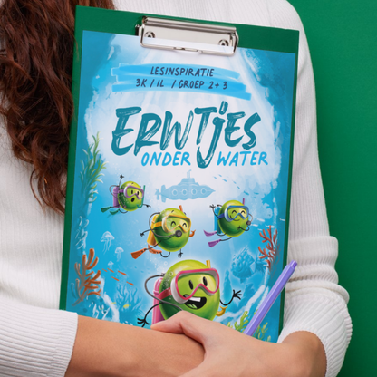 Lesinspiratie Erwtjes onder water 3K/1L (Groep 2-3)