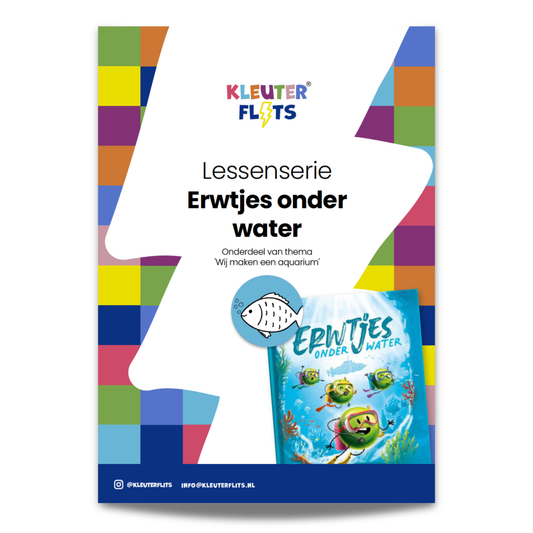 Lesinspiratie Erwtjes onder water door Kleuterflits