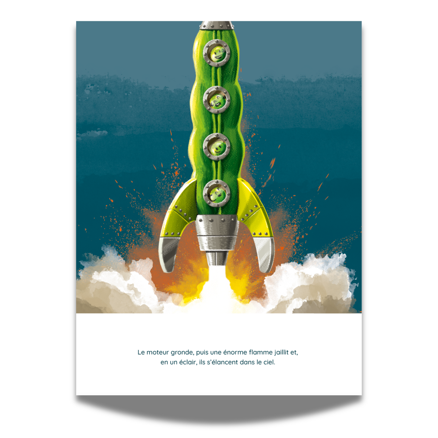 Les petits pois dans l'espace