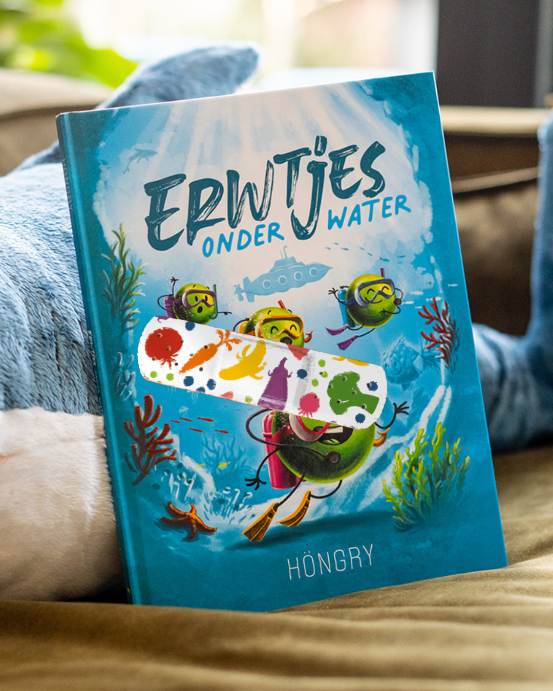 Bluts Erwtjes onder water