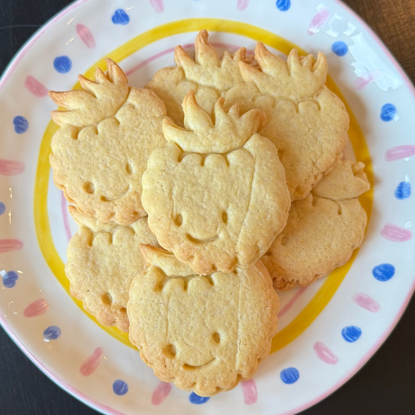 Frambozie Rozie koekjesvorm