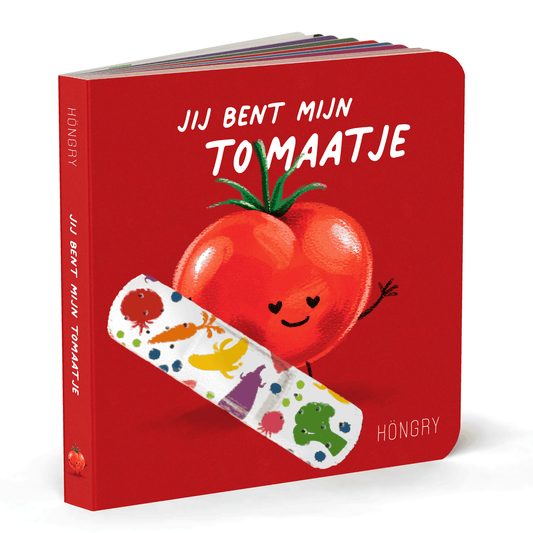 HONGRY kartoen boek jij bent mijn tomaatje