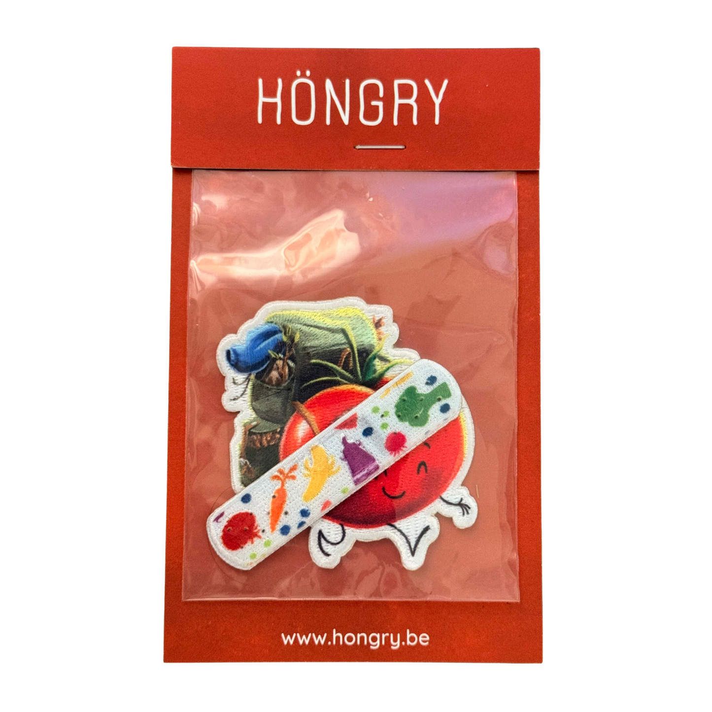 Teddy Tomaat strijkpatches