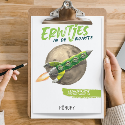 Lesinspiratie Erwtjes in de ruimte
