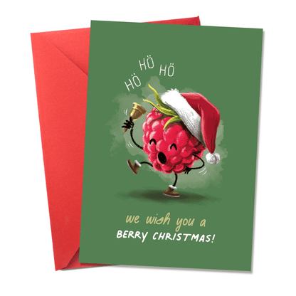 HÖ HÖ HÖ BERRY CHRISTMAS CARD